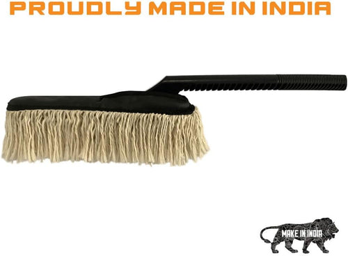 Jopasu Car Duster Brush with Dry Wash Combo Pack for Waterless Car Care Cleaning & Dusting, Scratch Proof & Eco-Friendly Combo